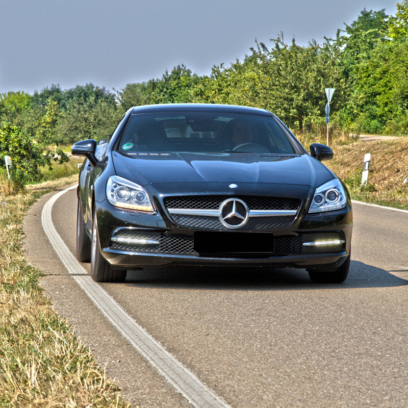 Mercedes SLK 250 CDIのテストを行いました